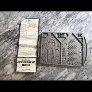 Cast Iron Gingerbread House mold